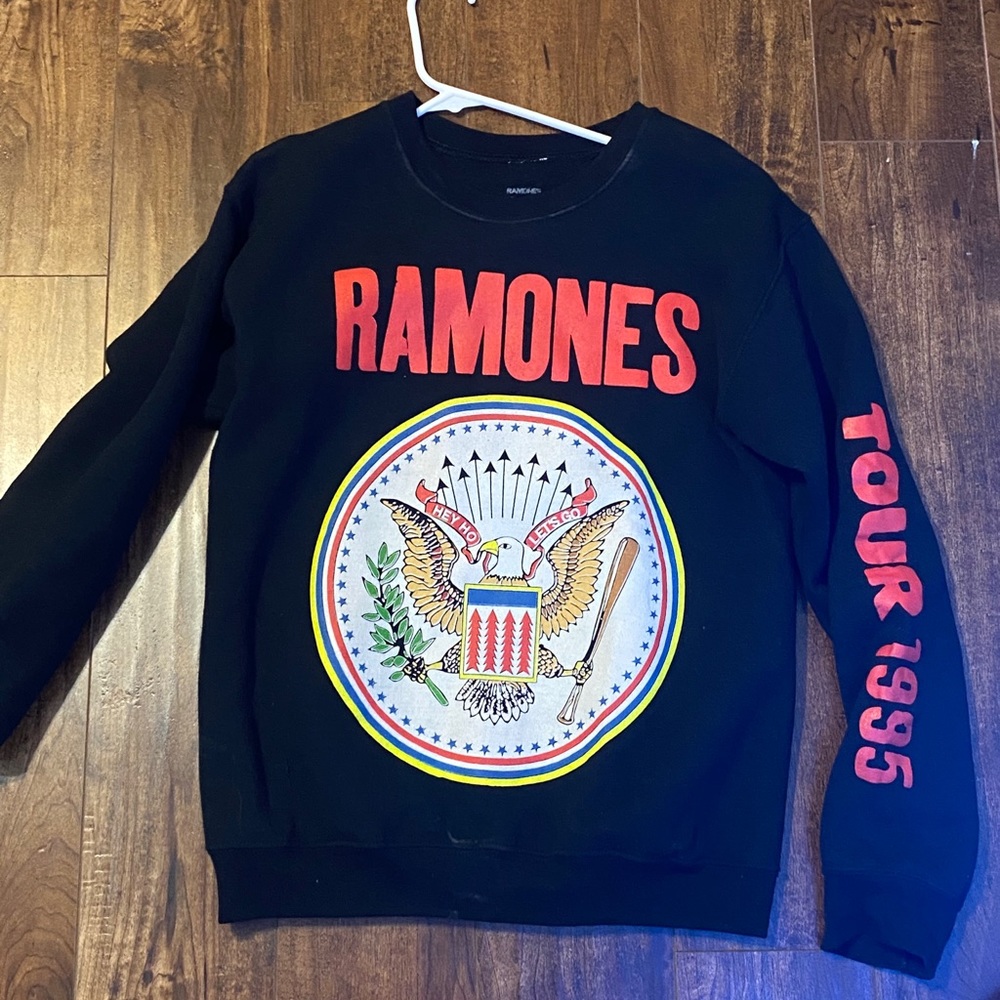 worn look sweatshirt